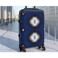 Valise de cabine amérindienne noire et bleue royale — Accessoires de voyage