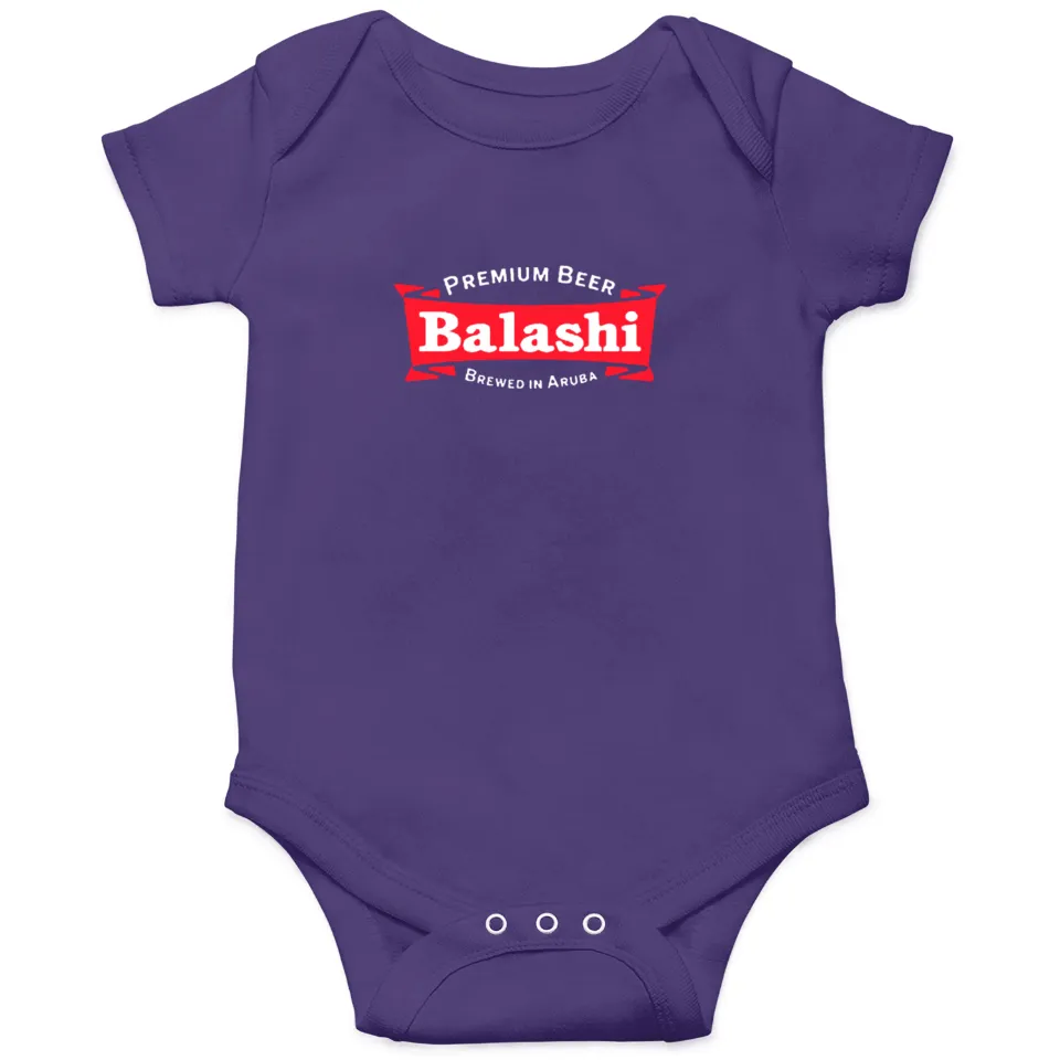Balashi Premium Beer Combinaisons Bébé Vert Foncé Classique — Bodys bébé
