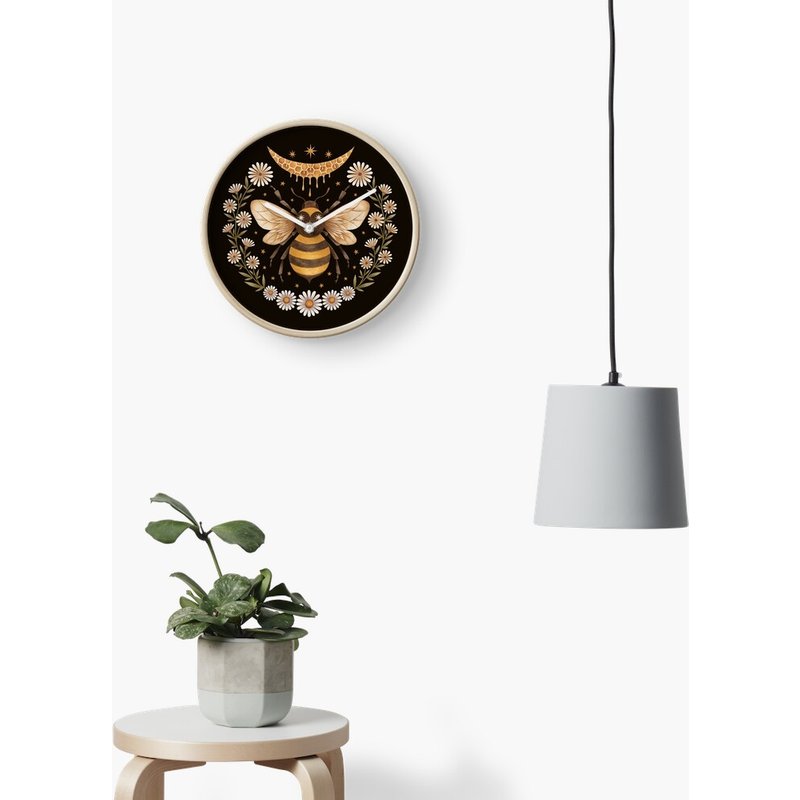 Honey Moon Wall Clock — Wall Decor