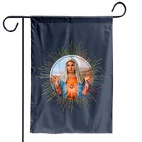 Maria Madona Mary Mother of Jesus Garden Flags