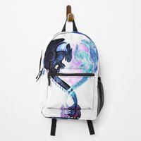 Dragon Heart Toothless and Light Fury Backpack — Casual & School Backpacks