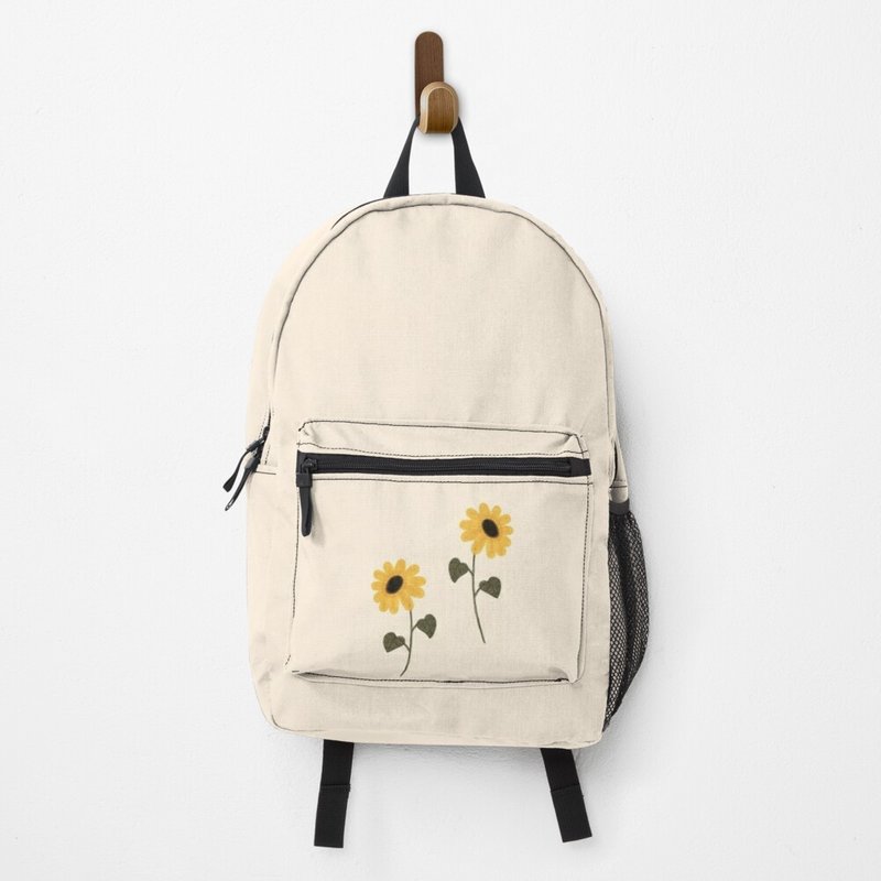 Sunflower Aesthetic Backpack — Casual & School Backpacks