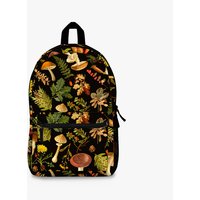 Vintage Toxic Mushrooms Forest Pattern Backpack