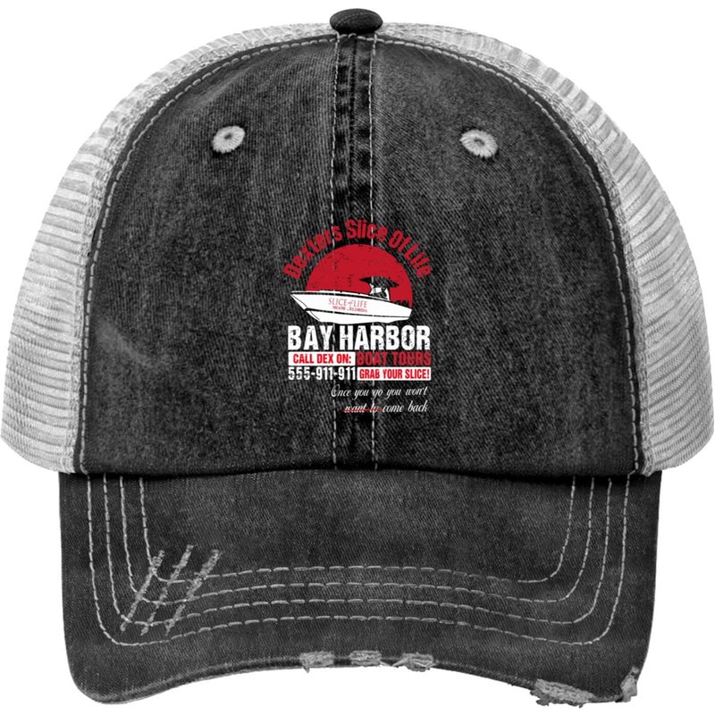 Chapeau Trucker Cool Dexter Bay Harbor Boat Tours — Casquette de baseball