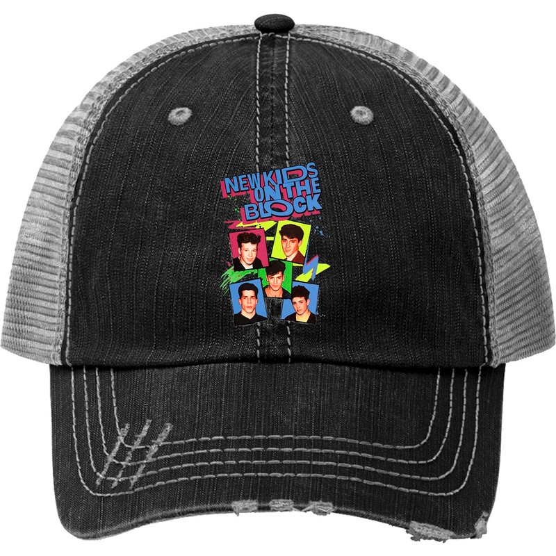 Casquette Trucker Vintage Rose New Kids On The Block — Casquette de baseball