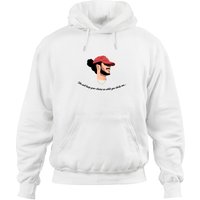 Russ Quote Graphic Hoodies for Unisex in Military Green