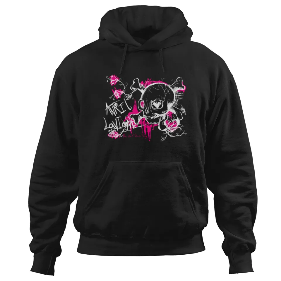 Hoodie Unisexe avec Graphique de Tournée Musicale Vintage d'Avril Lavigne — Sweats à capuche pour hommes