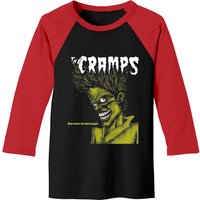 T-shirt de baseball unisexe The Cramps : Bad Music pour hommes