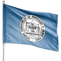 NAACP Logo Transparent House Flags - Double-Sided Print