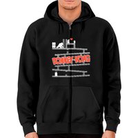 Hoodies Zippés Donkey Kong pour Unisexe en Noir — Sweats à capuche pour hommes