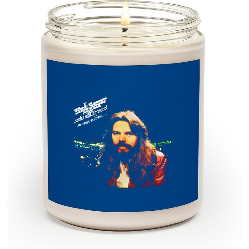 Bougies Parfumées Noires Bob Seger avec Parfums Naturels — Bougies parfumées