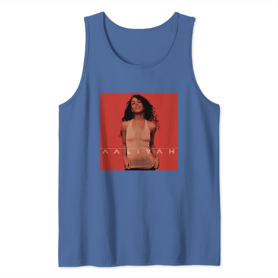 Aaliyah Essential Tank Tops for Men - Black — Mens T Shirts