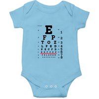 Eye Chart - Bodysuits pour bébés - Orange vintage — Bodys bébé