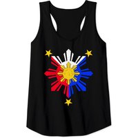 Pinoy Filipino Philippine Flag Sun Tank Top for Men — Mens T Shirts