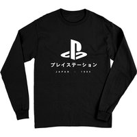 T-Shirt à Manches Longues Playstation pour Unisexe en Noir — T-shirts pour hommes