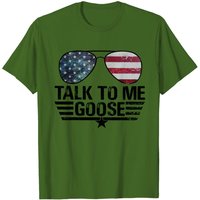 T-shirt Talk To Me Goose pour hommes - Noir