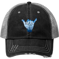 Casquette Trucker avec Signe Shaka et Océan Calme — Casquette de baseball