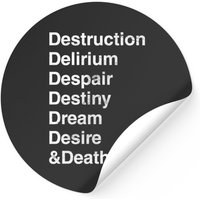 The Endless - Sandman Stickers - Classic Square Design