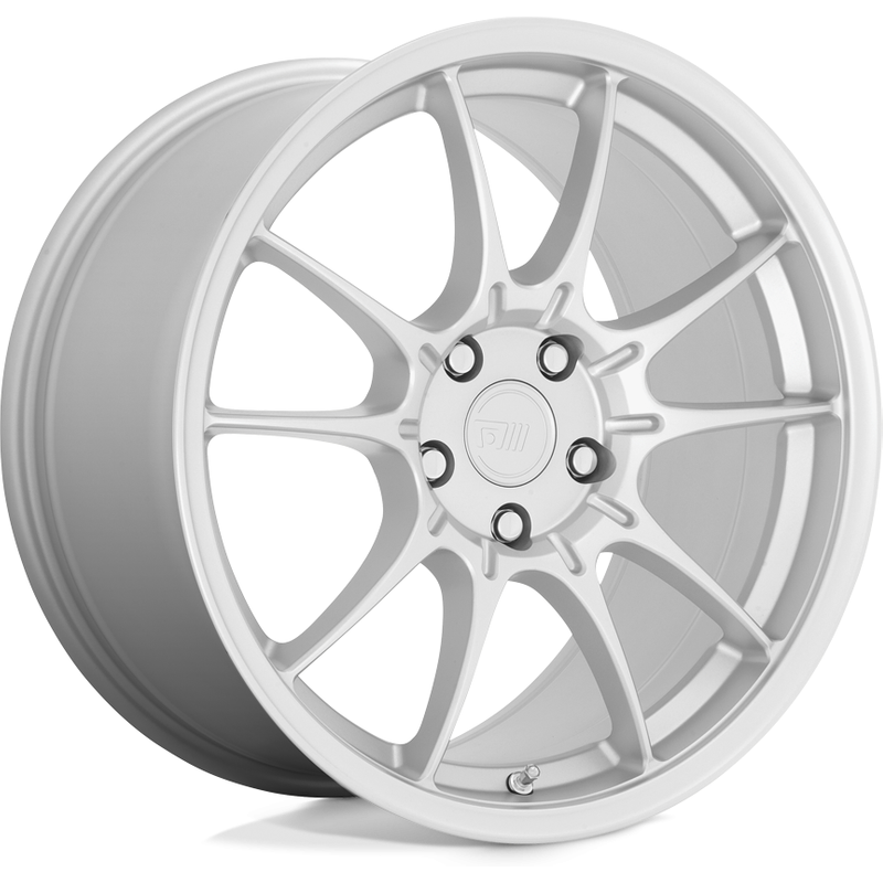Motegi Racing MR152 SS5 Hyper Silver 17x8 Wheels with 4x108 Bolt Pattern — Wheels & Rims