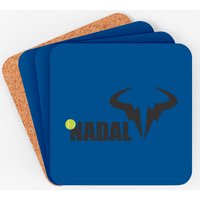 Sous-verres Rafael Nadal Tennis avec fond en liège