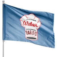 Weber Vintage Bar-b-q Hat Logo House Flags