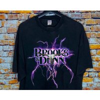 T-shirt unisexe Vintage Country Music 90's Lightning Tee — T-shirts pour hommes