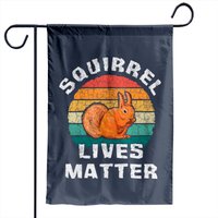 Squirrel Lives Matter Garden Flags for Squirrel Lovers