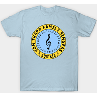Von Trapp Family Singers Men's T-Shirt in Light Blue — Mens T Shirts