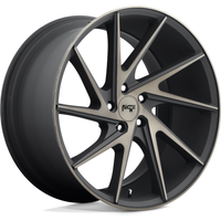 Roues Niche M163 Invert Machined Black - 20x10.5 - 5x114.3