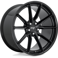 Roues Niche M240 Rainier Noir Brillant - 19x9.5 - Motif de 5x112