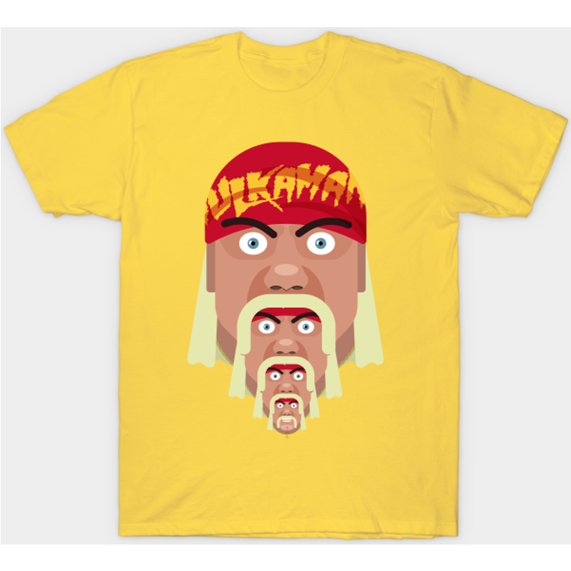 Hogans All The Way Down - Hulk Hogan Men's T-Shirt — Mens T Shirts