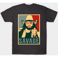 Savage Randy Savage Men's T-Shirt in Royal Blue — Mens T Shirts