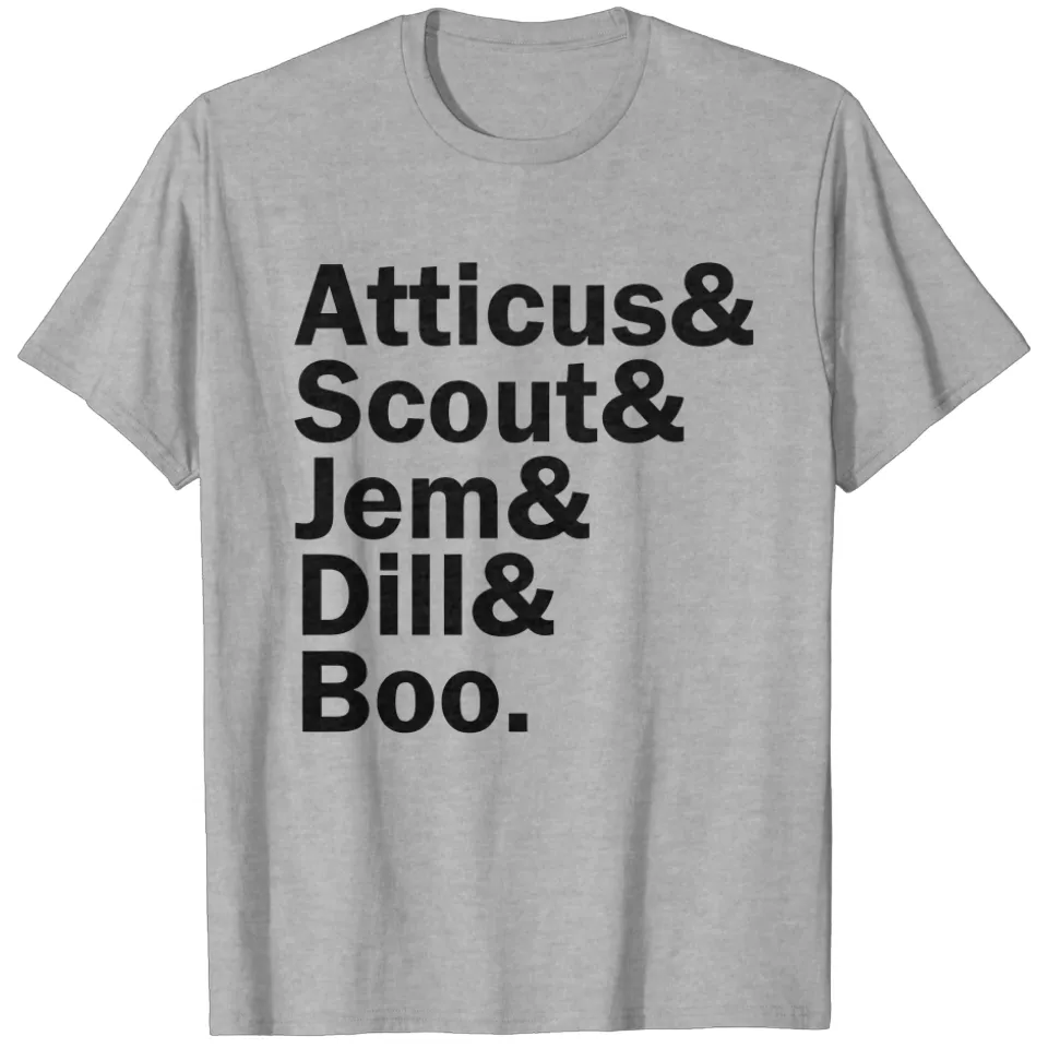 Atticus, Scout, Jem, Dill, Boo - T-shirt Pour tuer un oiseau moqueur — T-shirts pour hommes