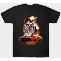 T-shirt pour hommes Dukes of Hazzard en bleu royal — T-shirts pour hommes