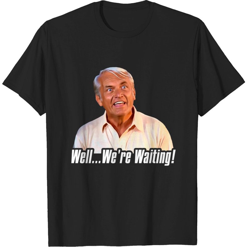 T-shirt Caddyshack Film de Golf Judge Smails Well We're Waiting