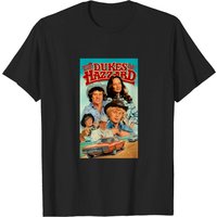 T-shirt noir pour hommes The Dukes Of Hazzard