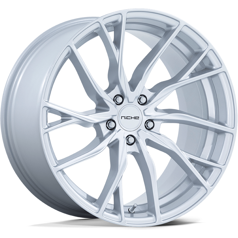 Niche M273 Novara Silver Wheels - 20x10.5 - 5x120 - 35 Offset — Wheels & Rims