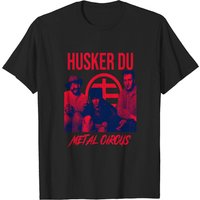 T-shirt rouge vintage Husker 90s - Husker Du pour hommes