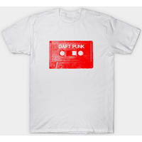 T-shirt pour hommes Daft Punk Cassette Tape