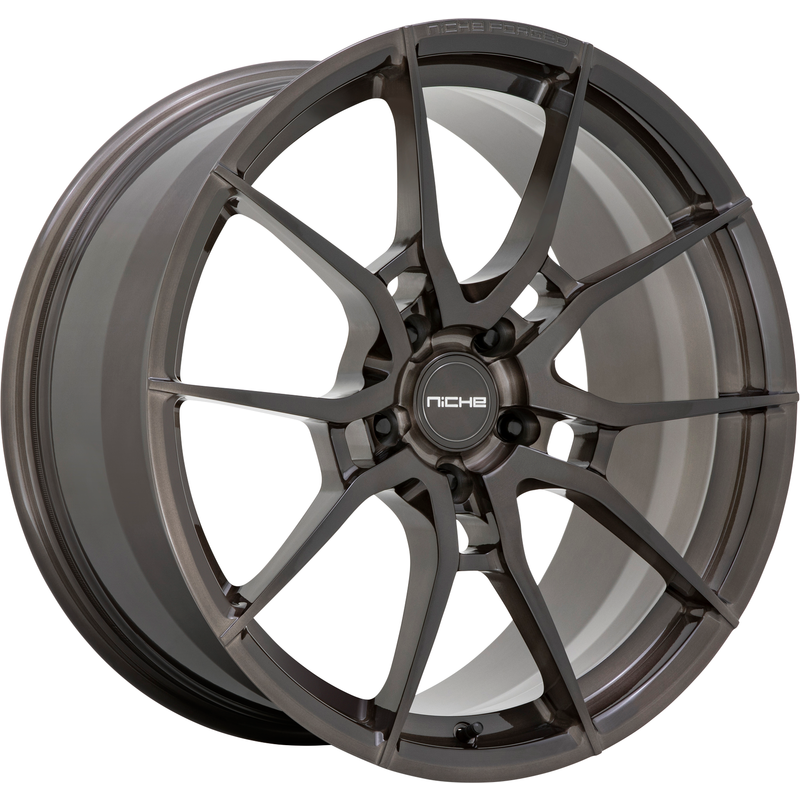 Niche T111 Kanan Gray Wheels - 19x9.5 - 5x120 Bolt Pattern — Wheels & Rims