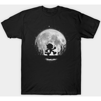 Midnight Catwalk Lune Blanche T-shirt Felix Le Chat pour Hommes — T-shirts pour hommes