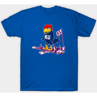 T-shirt Vintage KU vs. K-State Mascot Kansas pour hommes — T-shirts pour hommes