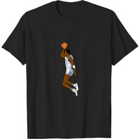 Nc Mj - Tar Heels T-shirt pour hommes en noir — T-shirts pour hommes