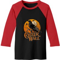 T-Shirts de Baseball pour Hommes Colter Wall - Noir/Rouge