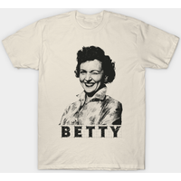 T-shirt pour hommes Pencilart Betty White Smile