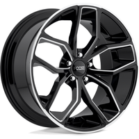 Foose F150 Outcast Gloss Black Milled Wheels - 20x10 - 5x120 — Wheels & Rims