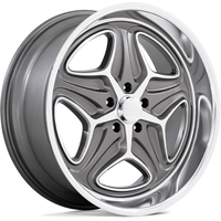 Foose F172 Merlot Machined Gunmetal Wheels - 22x10.5 - 5x120.65 — Wheels & Rims