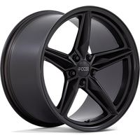 Roues Foose F175 CF8 Noir Mat - 19x11 - Motif de Boulon 5x120