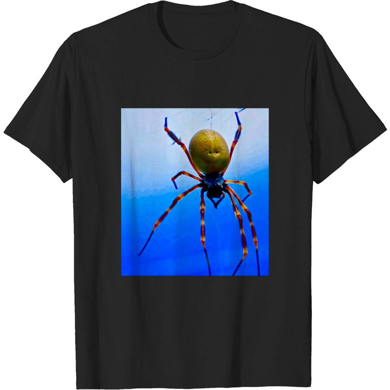 T-shirt pour hommes avec l'araignée Golden Orb Weaver