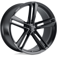Ohm Lightning Gloss Black Wheels - 18x8.5 - 5x114.3 - 30 Offset — Wheels & Rims